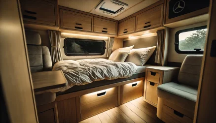 DALL·E 2024-09-21 16.35.01 - An interior view of the sleeping area inside a Mercedes-Benz Spr...webp